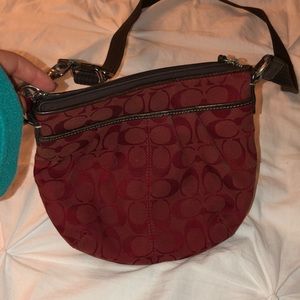 Red Coach Purse